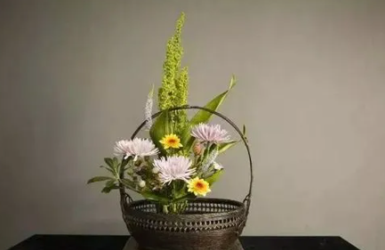 传统东方插花